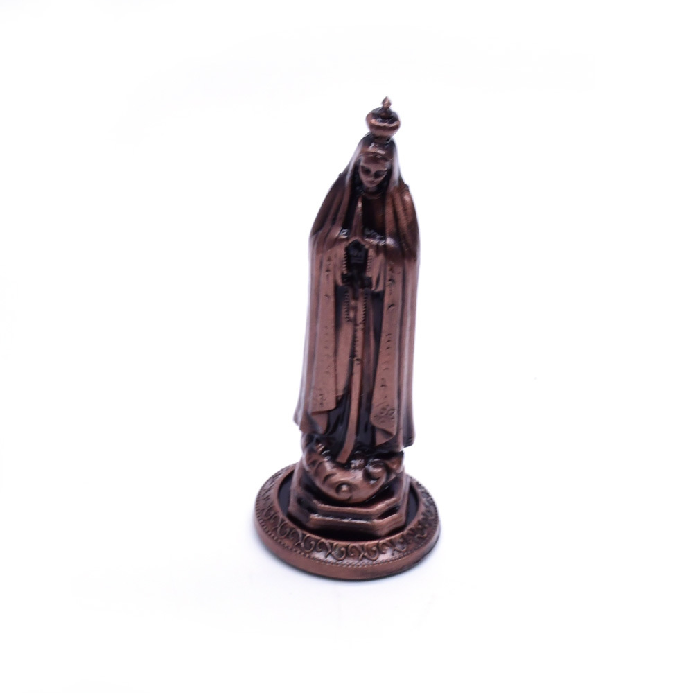 Cross-border source metal Fatima figure figurines, gift stands, and free gifts details Picture