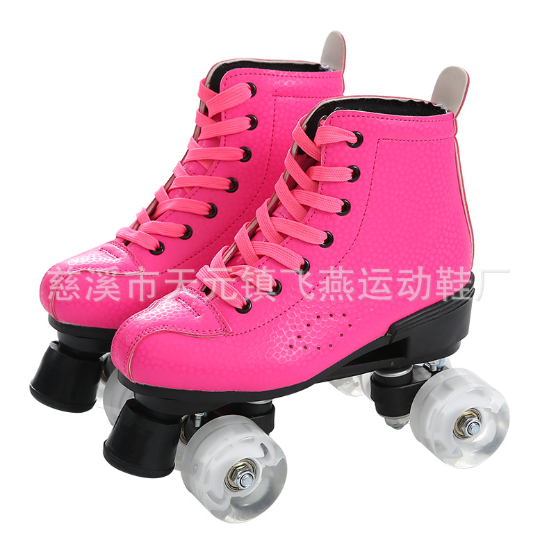 Manufacturers Supply Double Row Roller Skates Adult Roller Skates Multi-Color Cool Roller Skates Double Row Roller Skates details Picture