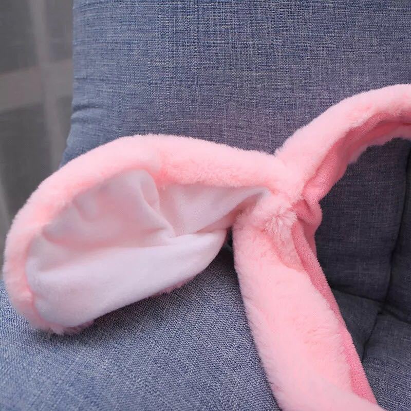 Tik Tok Boom Will Move Rabbit Ears Headband Air Bag Hat Rabbit Plush Toy Factory Direct Application Scenario