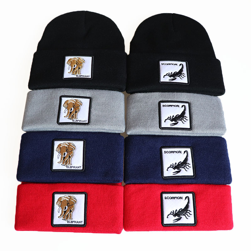 2021欧美/跨境针织帽/光板帽细节图