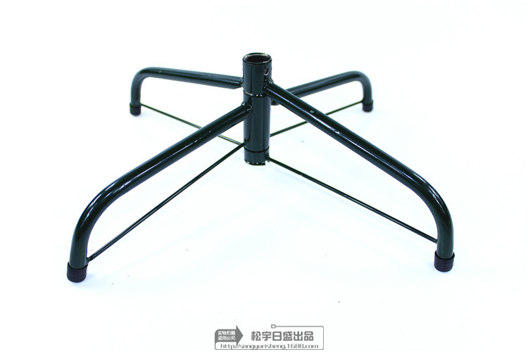 30/35/40/45/50/60cm 绿色圣诞树铁脚架 金属圣诞树配件底座支架