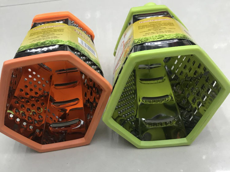8 inch color round ball Ingot six faceted planer multi-functional vegetable planer Specification drawing