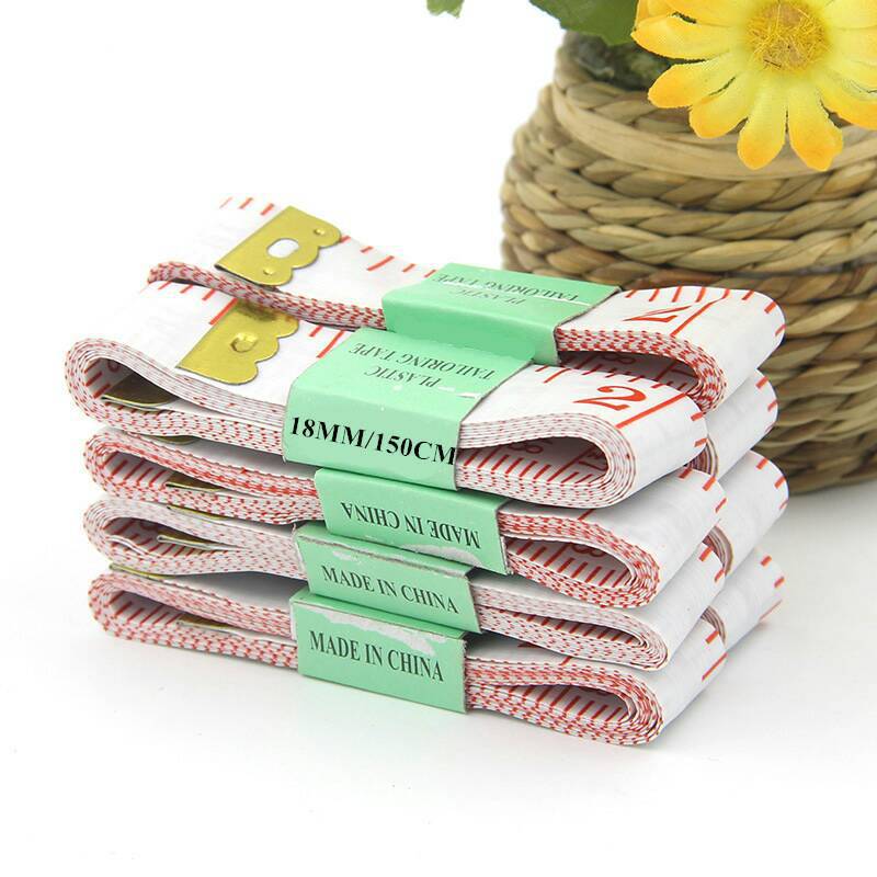 New 1.5-meter plastic tape measure for measuring chest and head measurements, sewing, needlework, soft tape, and multi-purpose plastic tape measure