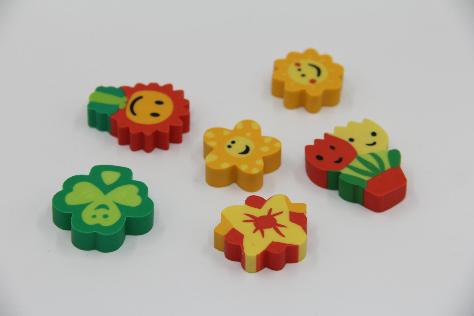 多色挤出橡皮  卡通橡皮檫  定 制工厂