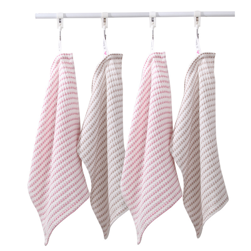 Cross-Border Super Waffle Dishwashing Towel Oil Resistant Easy To Clean Bamboo Pulp Fiber Dishwashing Cloth Cleaning Cloth Cleaning Cloth Item Picture