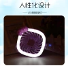 Factory direct sales of cartoon LED lights, mini portable handheld fans, small fans, new usb charging fans details Picture