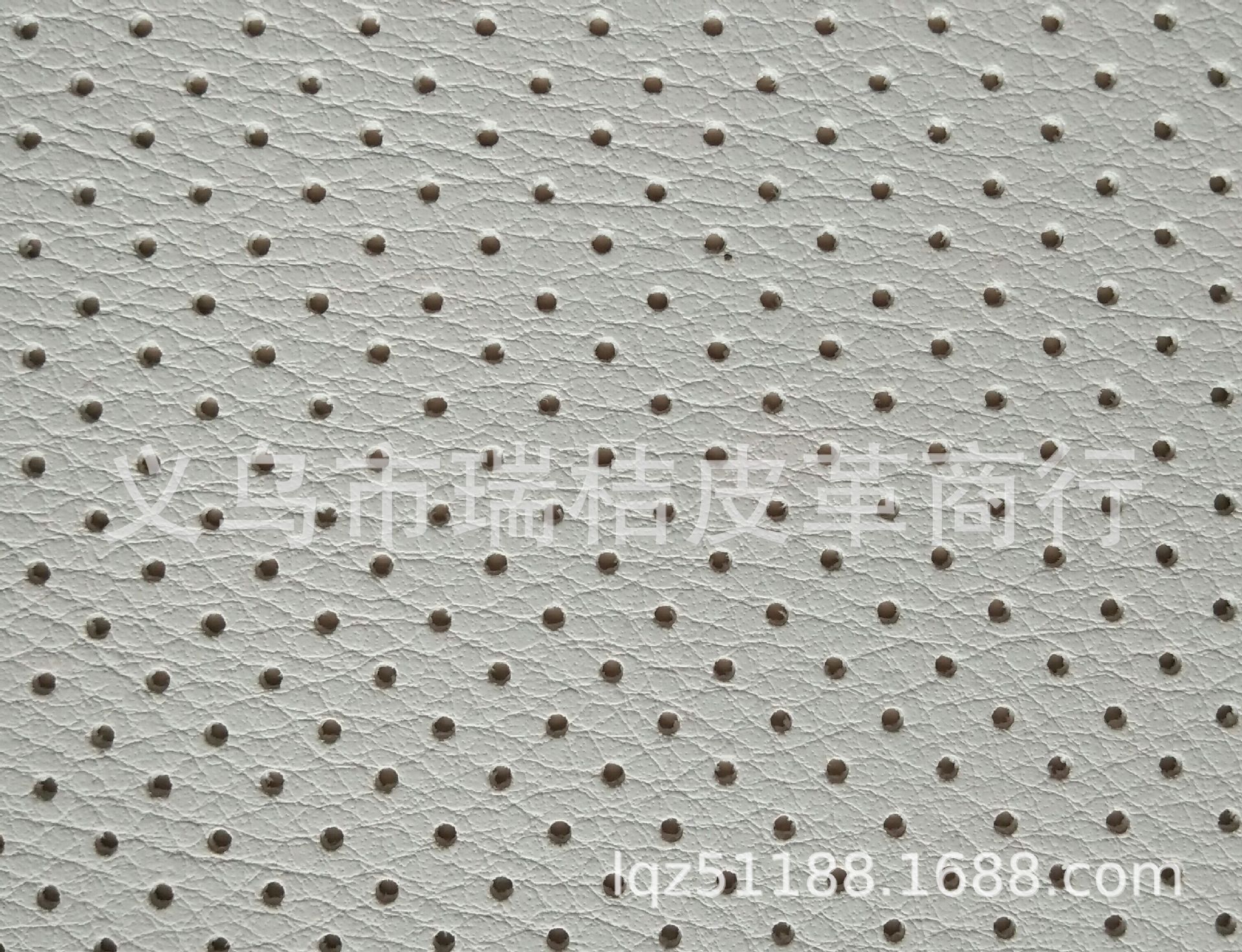 Perforated imitation microfiber fabric base automotive leather for automobiles details Picture