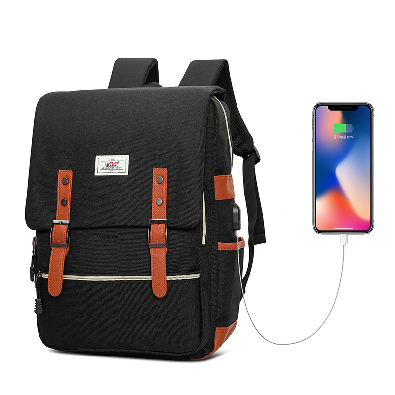 Foreign Trade Multi-Functional Casual Unisex Backpack Can Usb Charging All Travel Computer Outside Backpack Application Scenario
