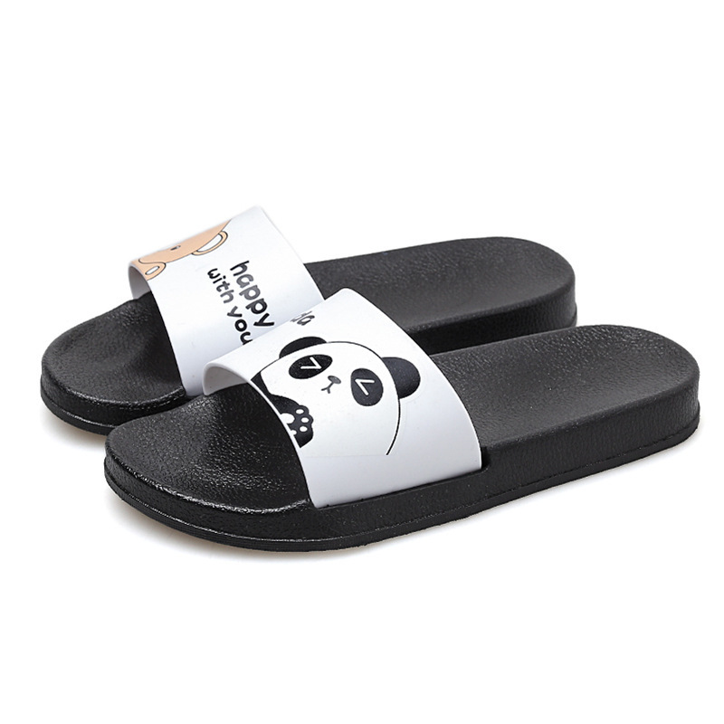 春夏季凉拖鞋白底实物图