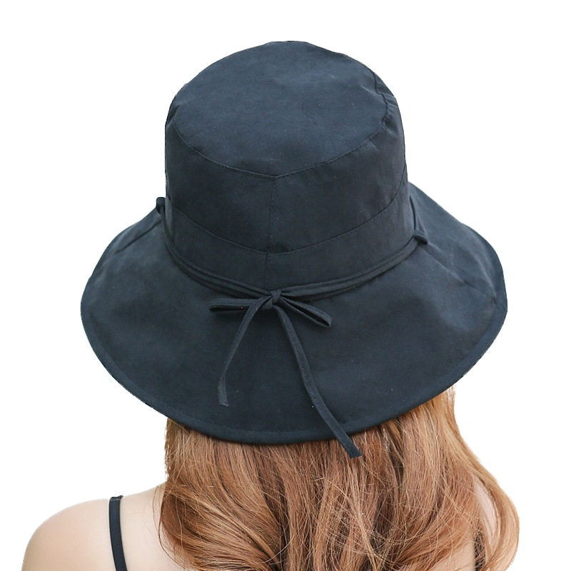 Origin Direct Sales Hat Summer Sun Hat Female Sun Hat Net Red Fisherman Hat Folding Korean Version Big Along Hat Wholesale Item Picture