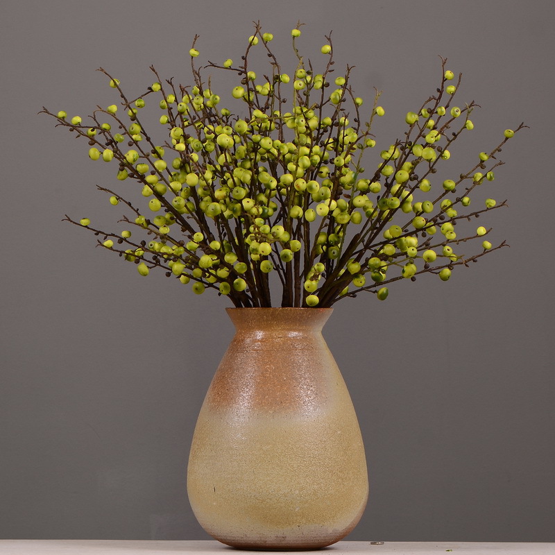 Artificial rosehip, artificial plant fruit, berry, American decorative floral arrangement materials, photography props Specification image