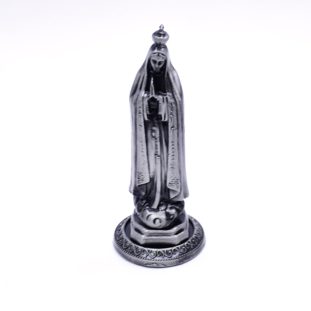 Cross-border source metal Fatima figure figurines, gift stands, and free gifts Application Scenario