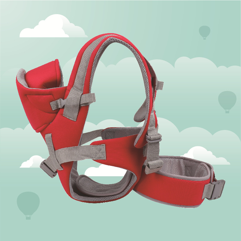 Four seasons multifunctional breathable baby baby carrier for children double shoulder baby carrier for foreign trade mother and baby Item Picture
