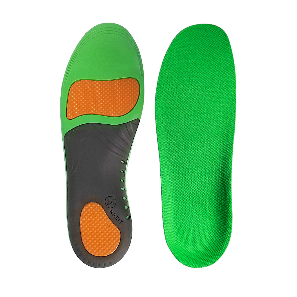 Arch correction insoles for flat feet and high arch support, cross-border best-selling men's and women's shock-absorbing insoles details Picture