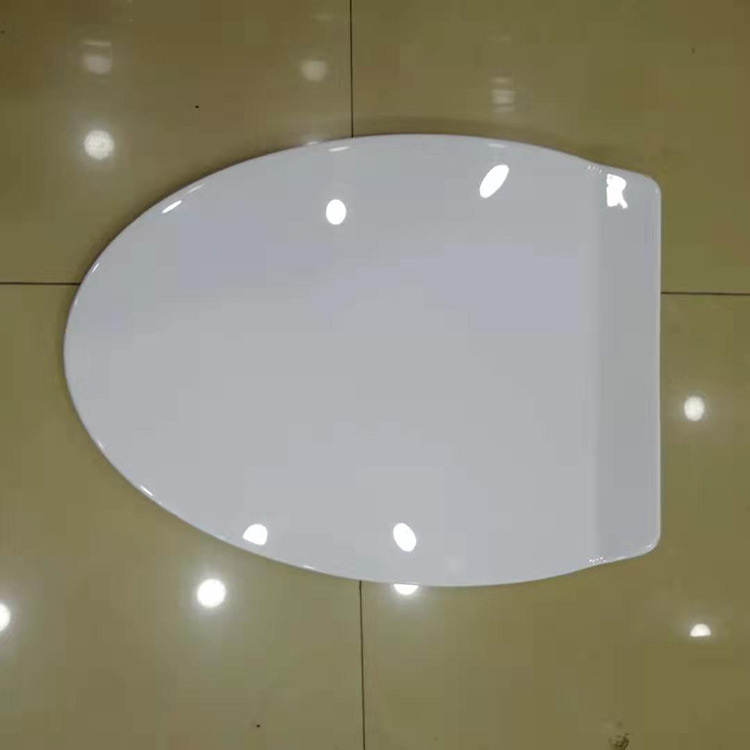 厂家批发马桶盖板 普通坐便盖板尖形加厚缓降塑料马桶盖