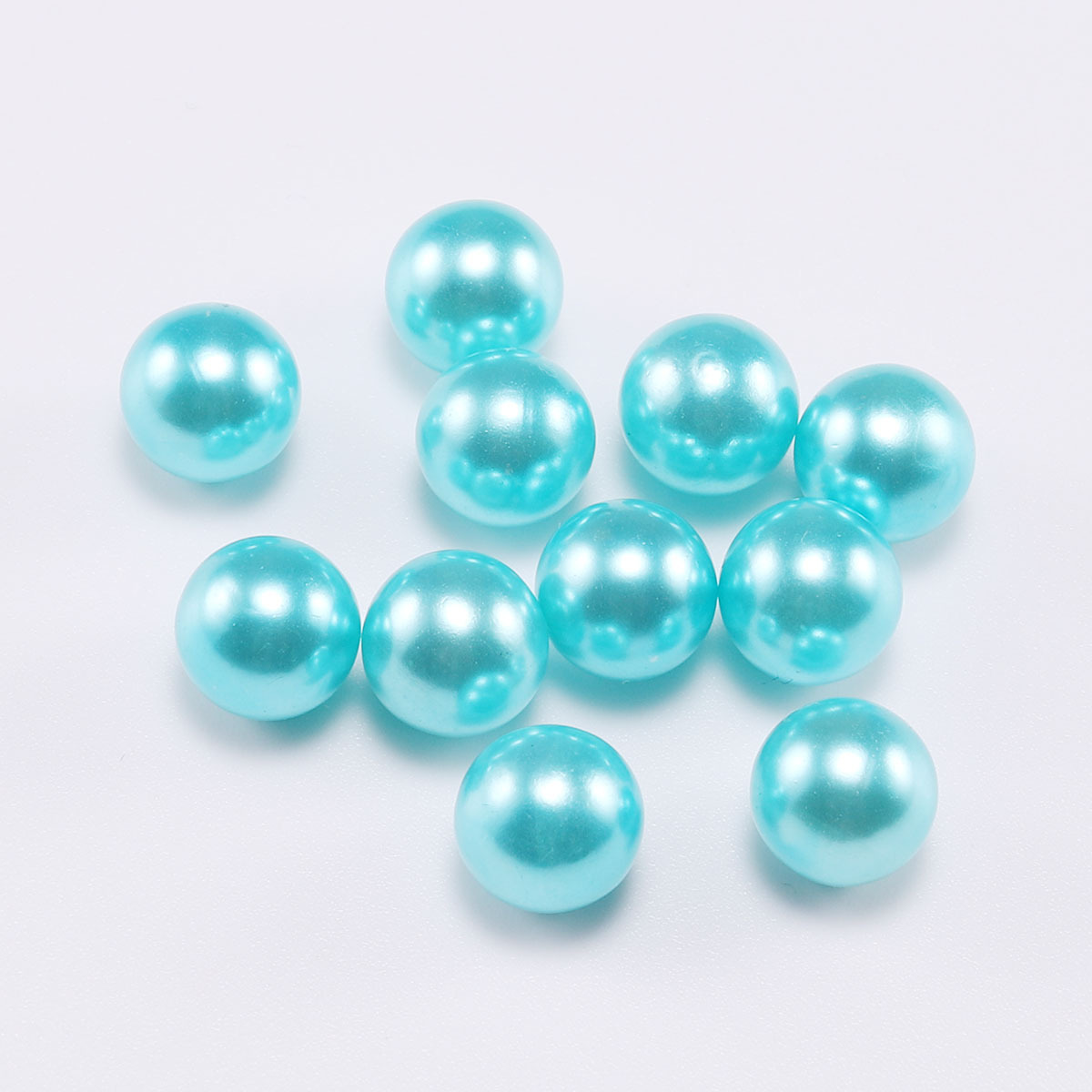 Multicoloured Round Non-Porous Abs Imitation Pearl Candy Color Non-Porous Fake Pearl Diy Jewelry Accessories Acrylic Beads Specification drawing