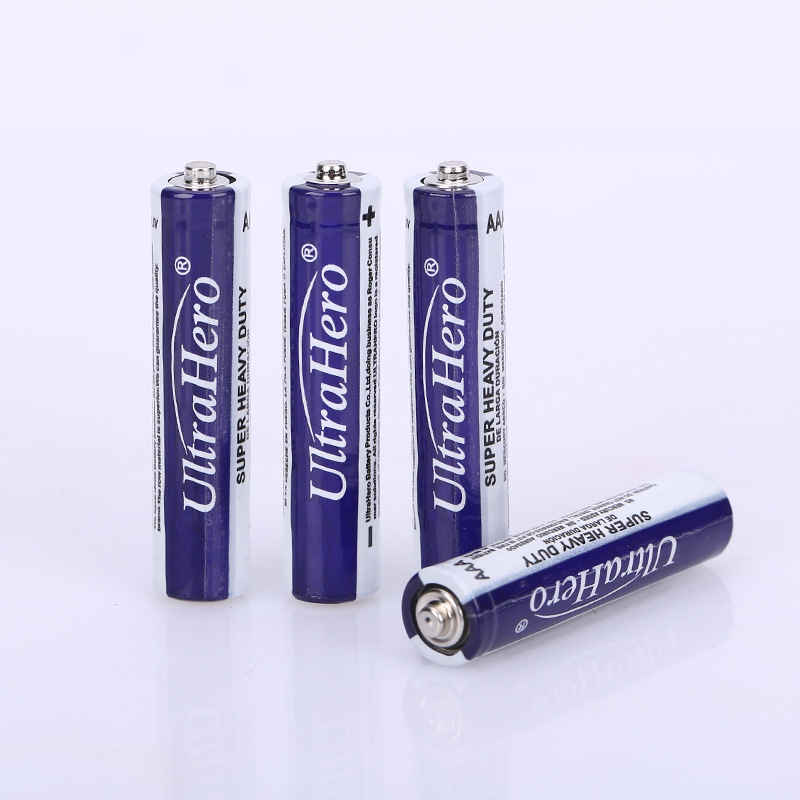 【UltraHero】7号电池 AAA碳性电池R03锌锰干电池手电筒电子秤用详情图3