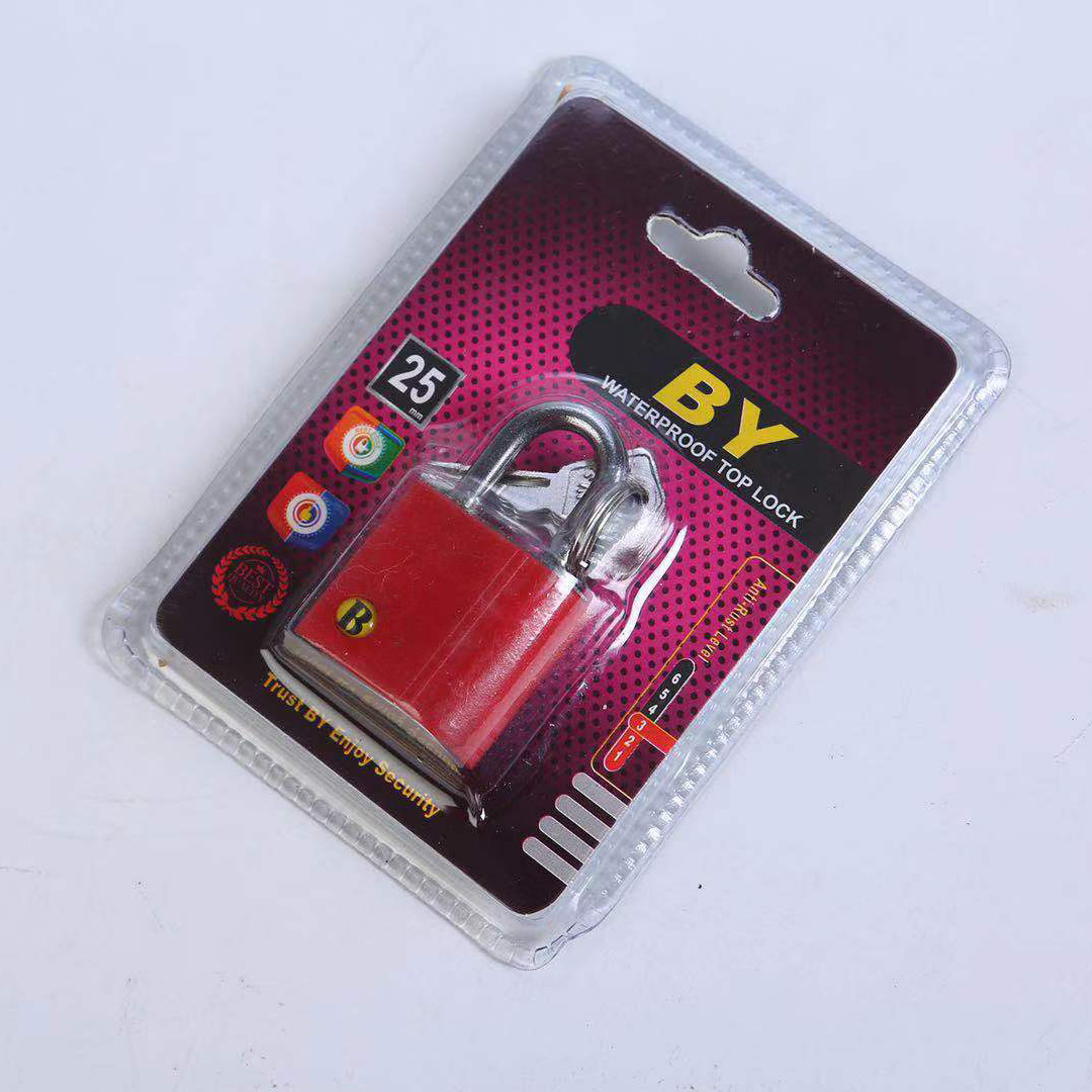 Color Casing Top Open Iron Padlock Copper Core 2020 New Double Bubble Hot Office Stationery Safe And Lovely details Picture