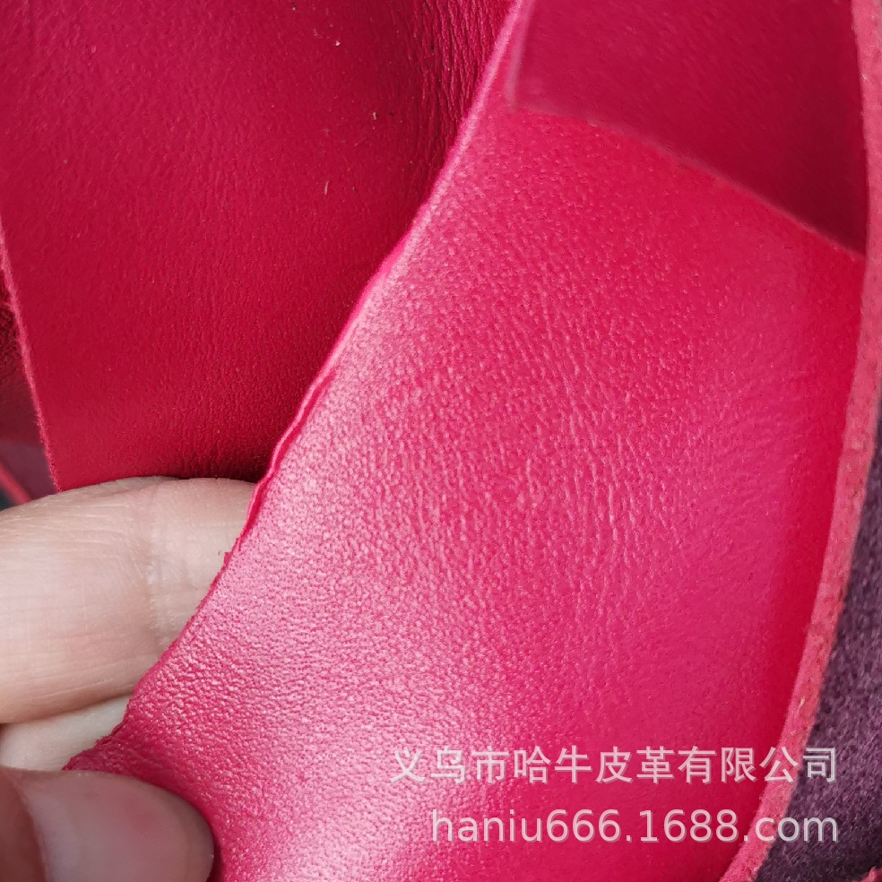 沙发革/真皮编织绳/布料面料花布/干式pu/双面鹿皮植绒细节图