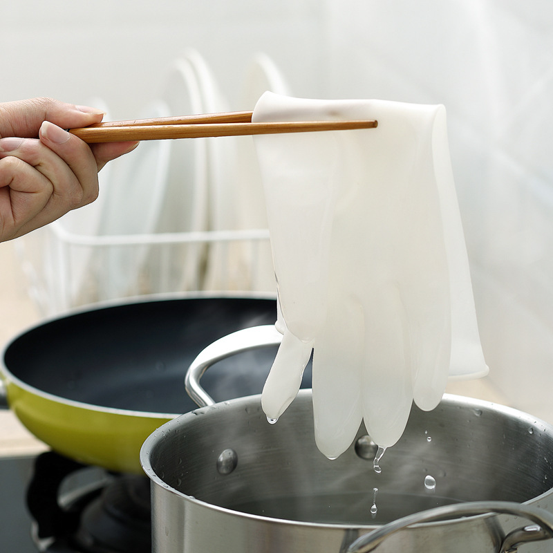 家用洗碗衣服洗衣薄款耐用型手套女刷厨房碗胶塑胶家务橡胶皮手套详情图4