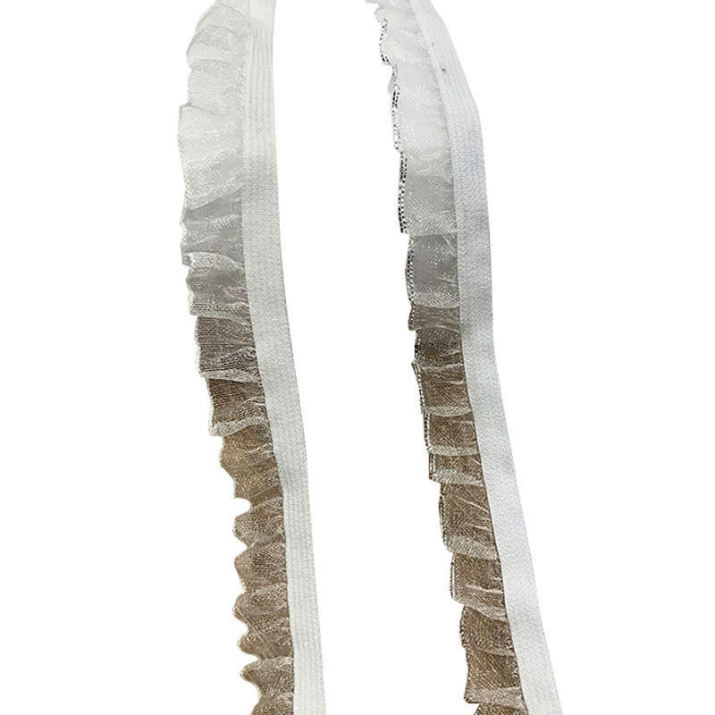 Wood Fungus Flower Sideband Garment Accessories Weaving Belt Manufacturers Direct Sales Wood Fungus Lace Belt Quality Assurance Item Picture