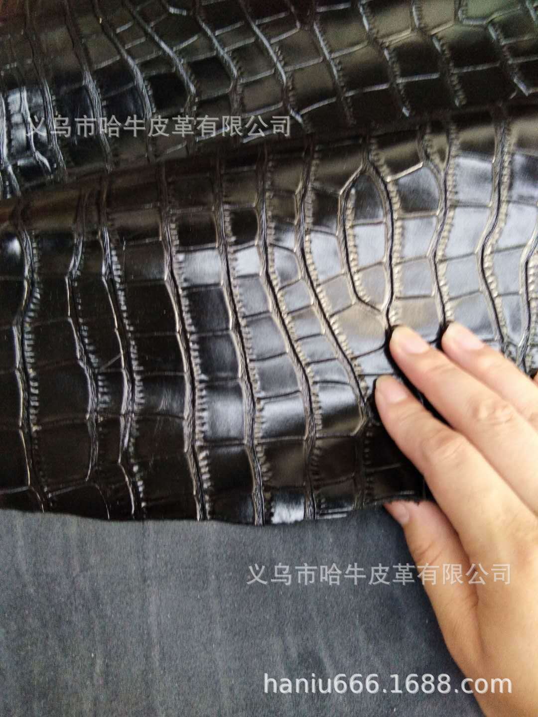 哈牛真皮/二层鳄鱼纹/颜色产品图