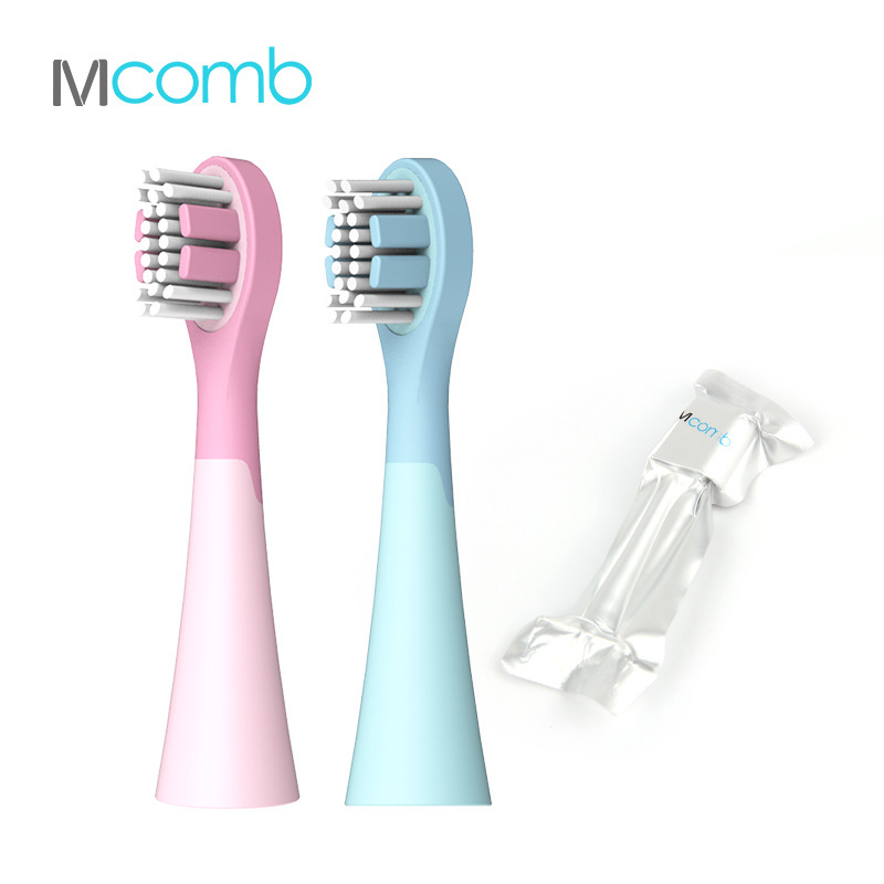 美看Mcomb 儿童电动牙刷头 软毛包胶 真空包装牙刷头详情图1