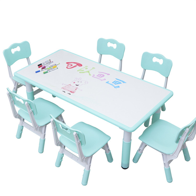 幼儿园桌椅套白底实物图