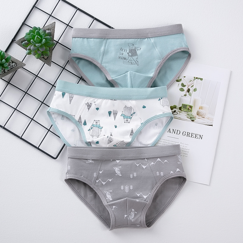 Calzoncillos niño de algodón 50 boxers niño boxer calzoncillos niño medium grande calzoncillos triangulares niños dibujos animados details Picture