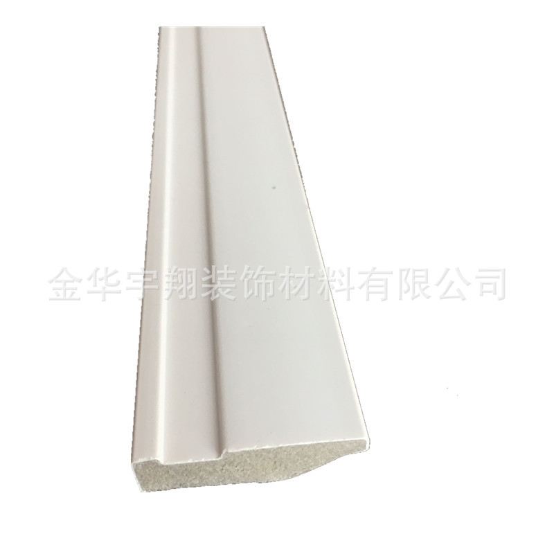 Export quality PS pure white skirting line high density high quality PS line European skirting line thumbnail