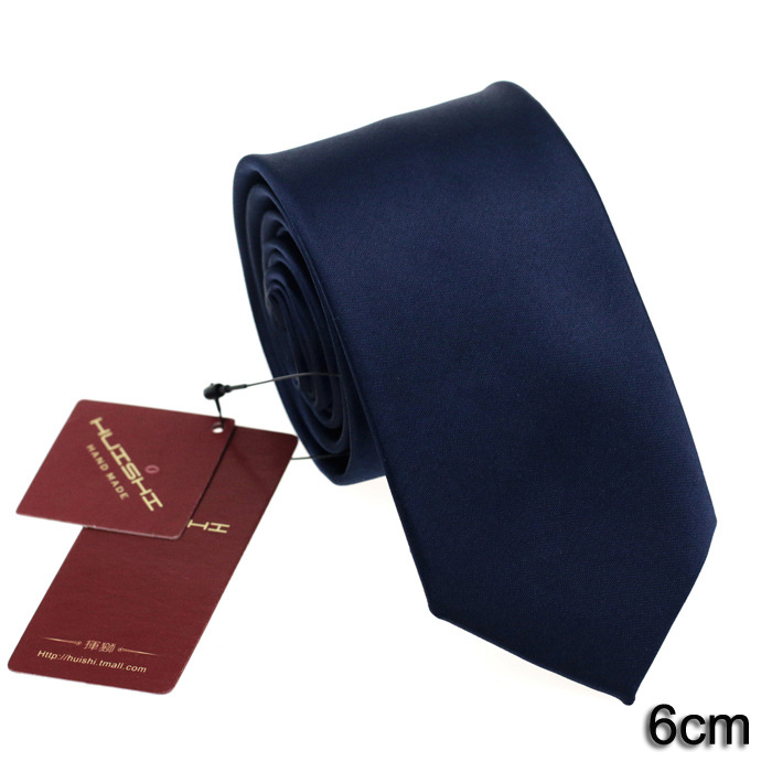 男士领带装商务条纹6cm纳米防水领带8cm商务领带藏青酒红纯色领带详情图2