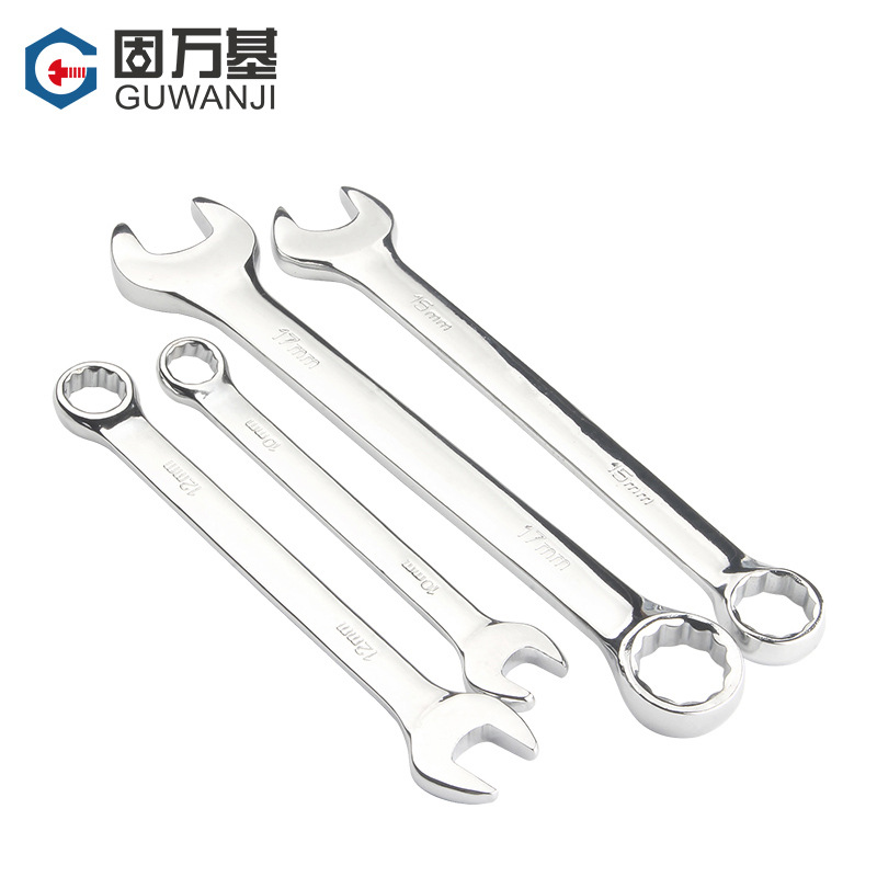 固万基梅开两用扳手开口扳手梅花呆扳子汽修梅开工具套装6mm-28mm details Picture