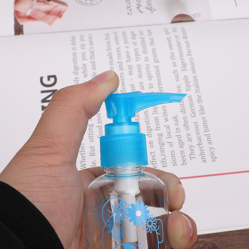 Wholesale of 75ml press-type plastic spray bottles for printing lotion and toner Item Picture