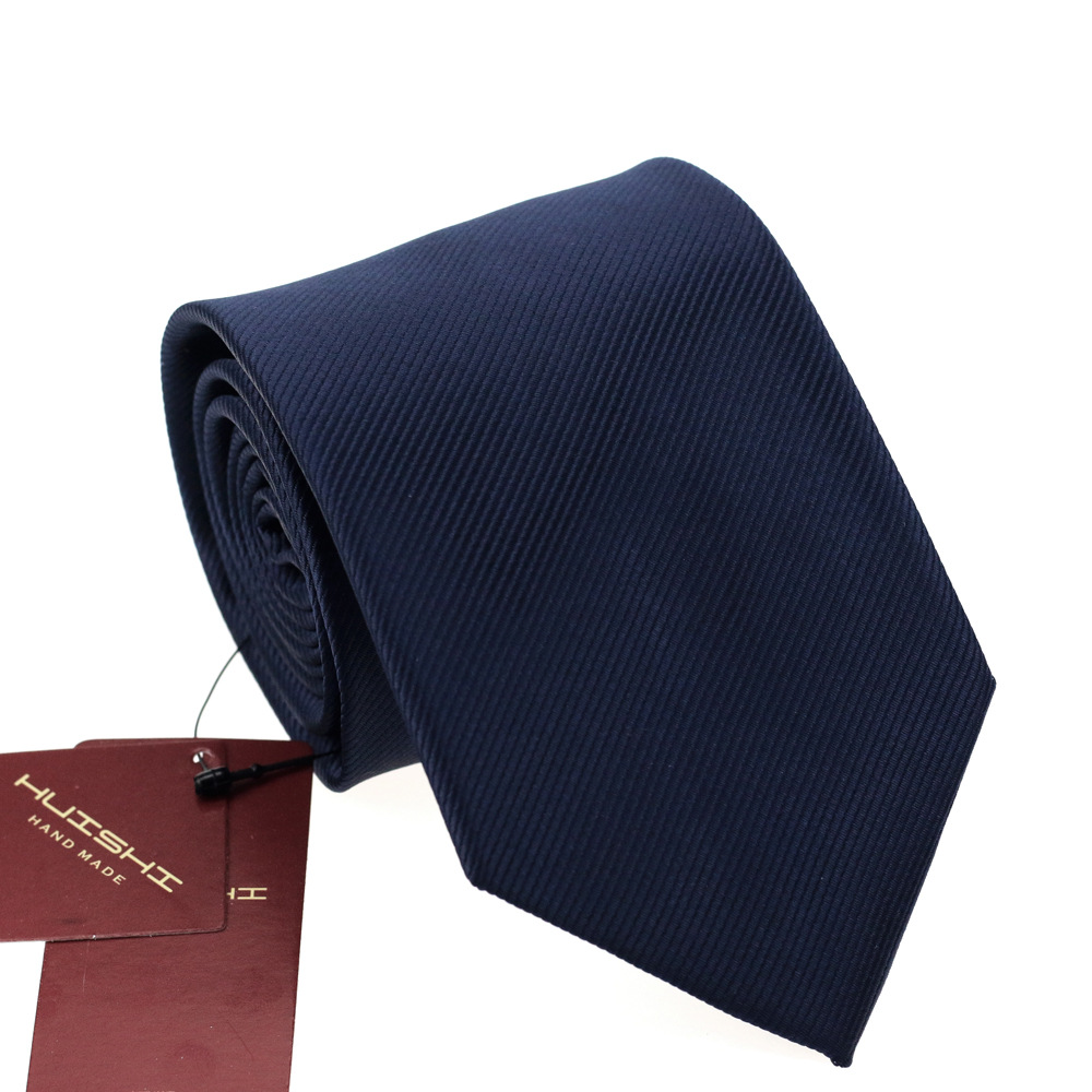 男士领带装商务条纹6cm纳米防水领带8cm商务领带藏青酒红纯色领带详情图5
