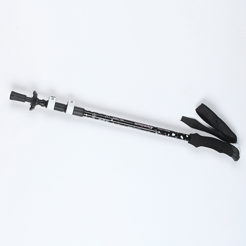 Wholesale of outdoor safety hiking trekking poles, aluminum alloy climbing support and outer lock trekking poles exclusively for foreign trade Specification image