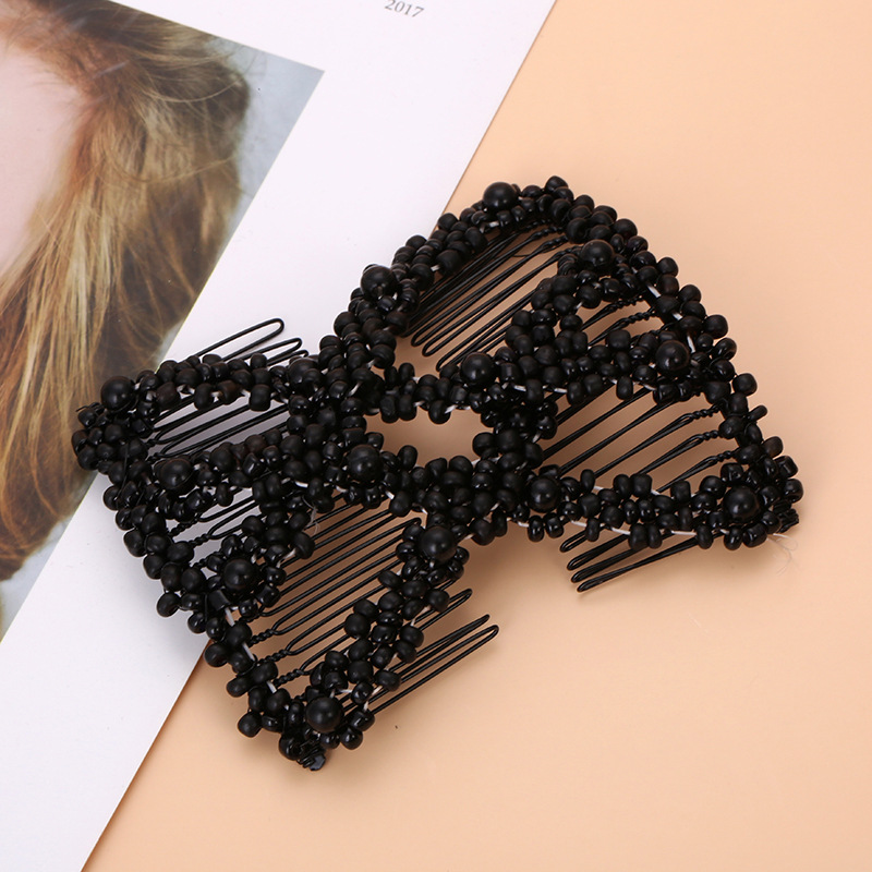 Cross-border versatile hair combs for women, European and American fashion, Guangdong hair combs, magic hair combs, hair couplers, AliExpress headwear in stock Application Scenario