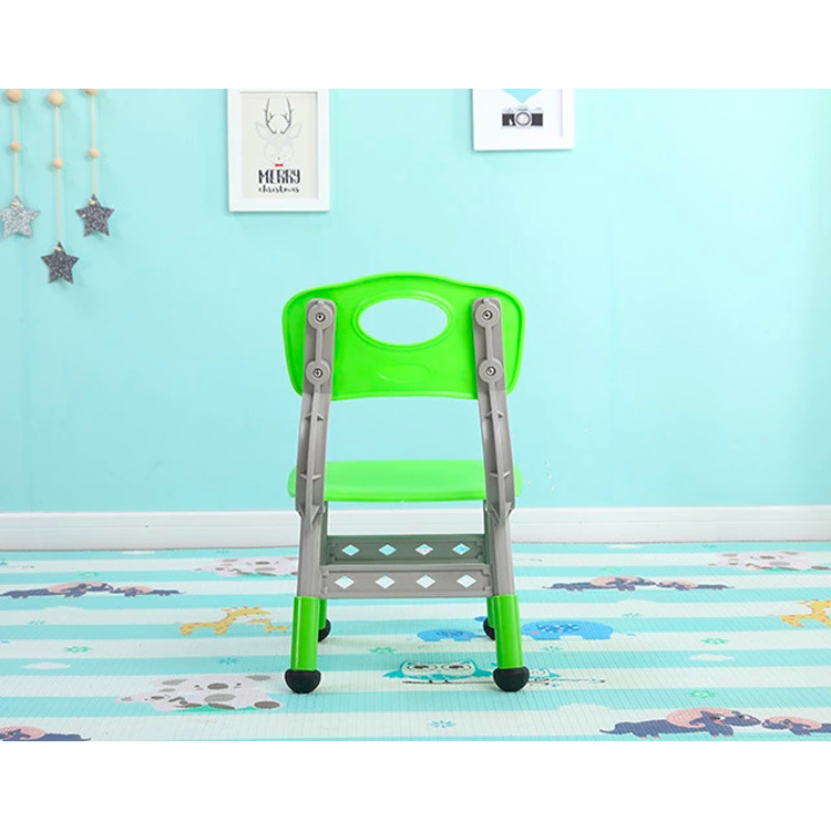 Adjustable luxury back lift chair for children kindergarten plastic activity learning chair Hualong factory direct sales Specification drawing