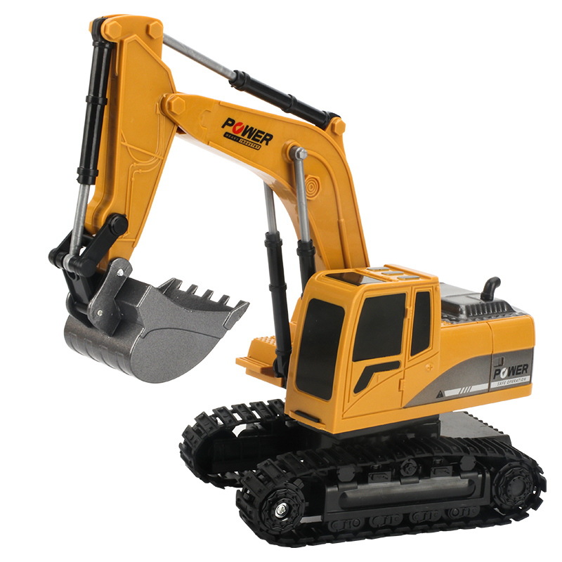 Children's alloy remote control excavator toy car 6 electric excavator engineering car excavator toy wholesale stall Item Picture