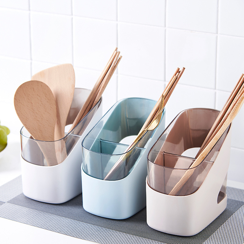 641 Multi-Functional Creative Chopsticks Case Perforation-Free Kitchen Tableware Storage Chopsticks Stand Stylish Simple Household Chopsticks Container Application Scenario