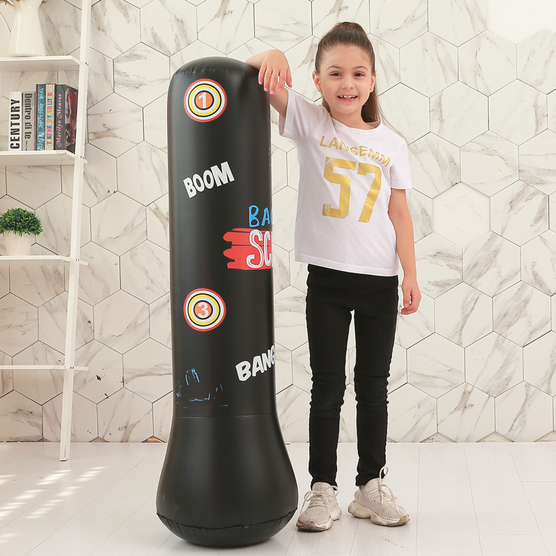 New inflatable boxing column, adult fitness sandbag, children's thickened unbreakable figure, venting anger, hitting column, toy column, gift, boxing unbreakable figure, relieve stress Application Scenario