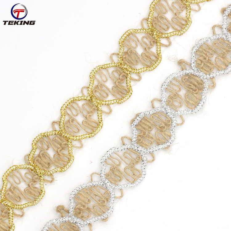 Manufacturers Direct Multi-Specification Lace 0.5-8Cm Jute Home Textile Dress Lace Retro Decorative Textile Accessories Specification drawing