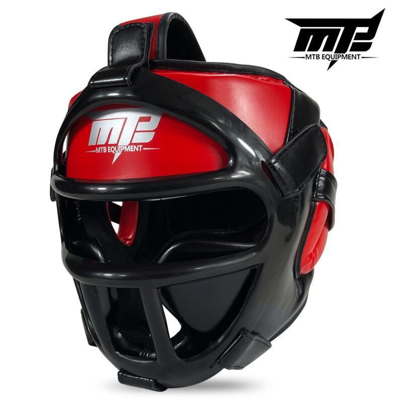 MTB跆拳道面罩可拆卸抗击打结实成人儿童护头盔面罩实战防护详情图3