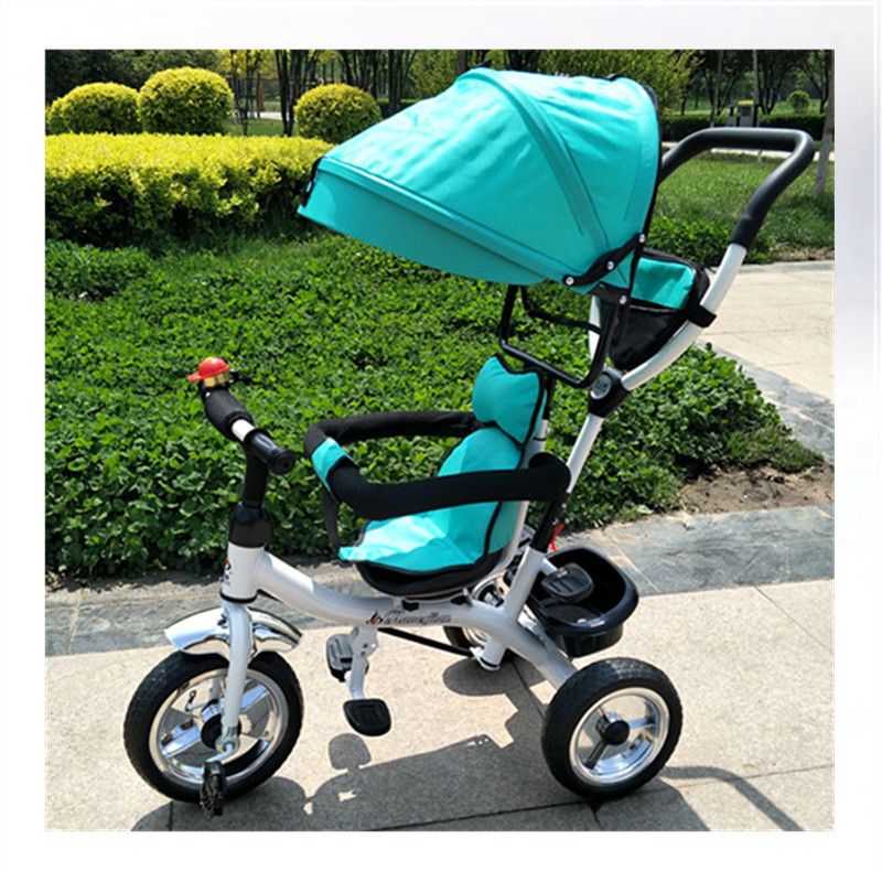 Manufacturers Wholesale New Children's Tricycle Child Bicycle Baby Stroller Baby Tricycle Stroller details Picture