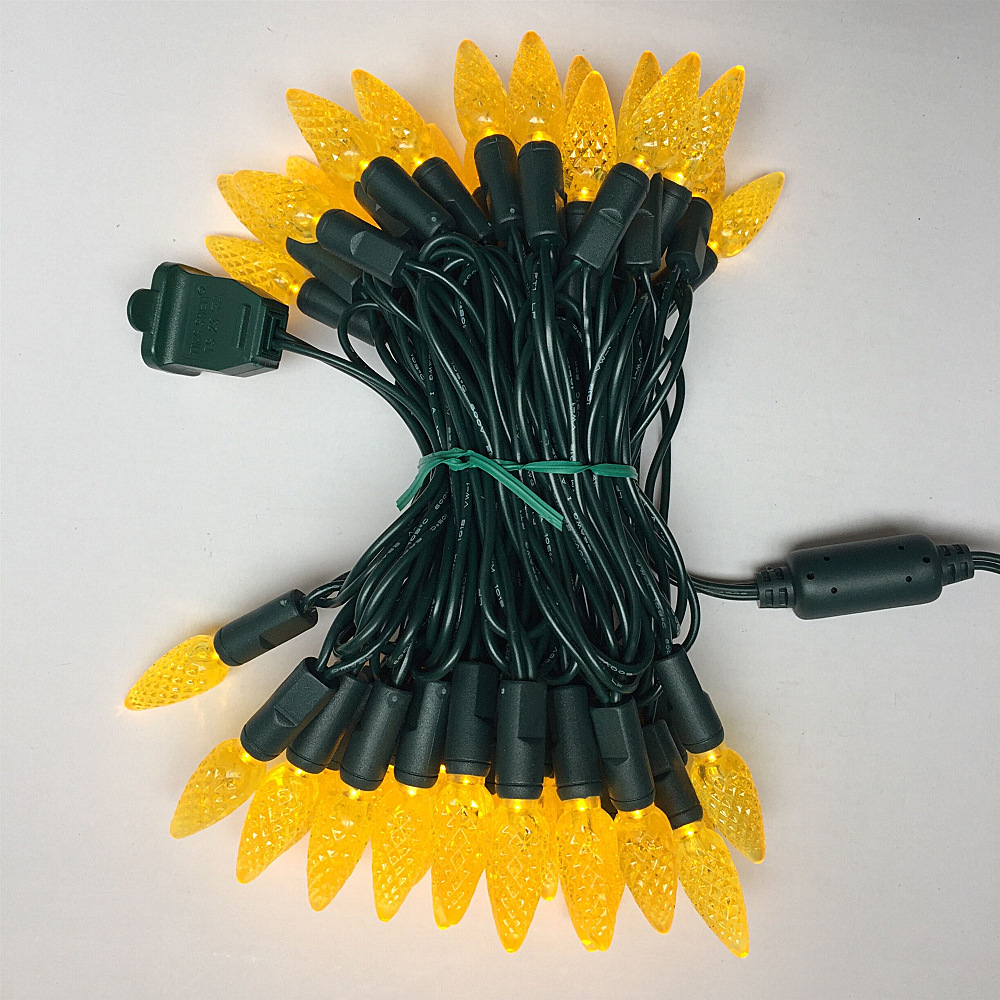 Factory direct sales of LED strawberry light strings, new outdoor injection style Christmas tree decoration, waterproof strawberry light, garden light Specification image
