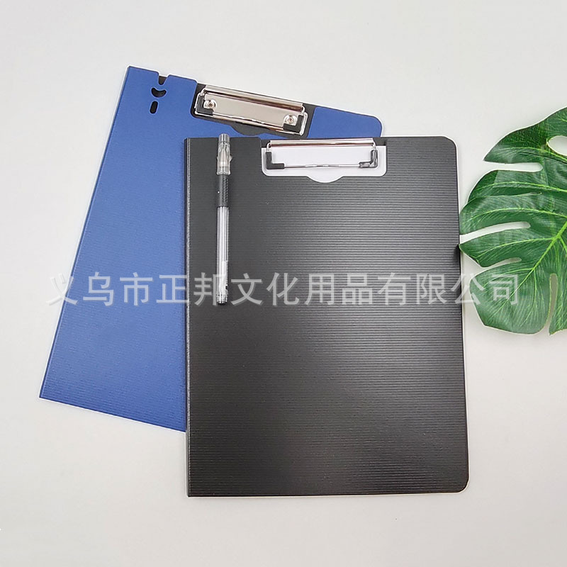 Our factory produces and sells straight striped A4 double-sided writing tablets, foam PP file folders in large quantities for wholesale and customization Specification image