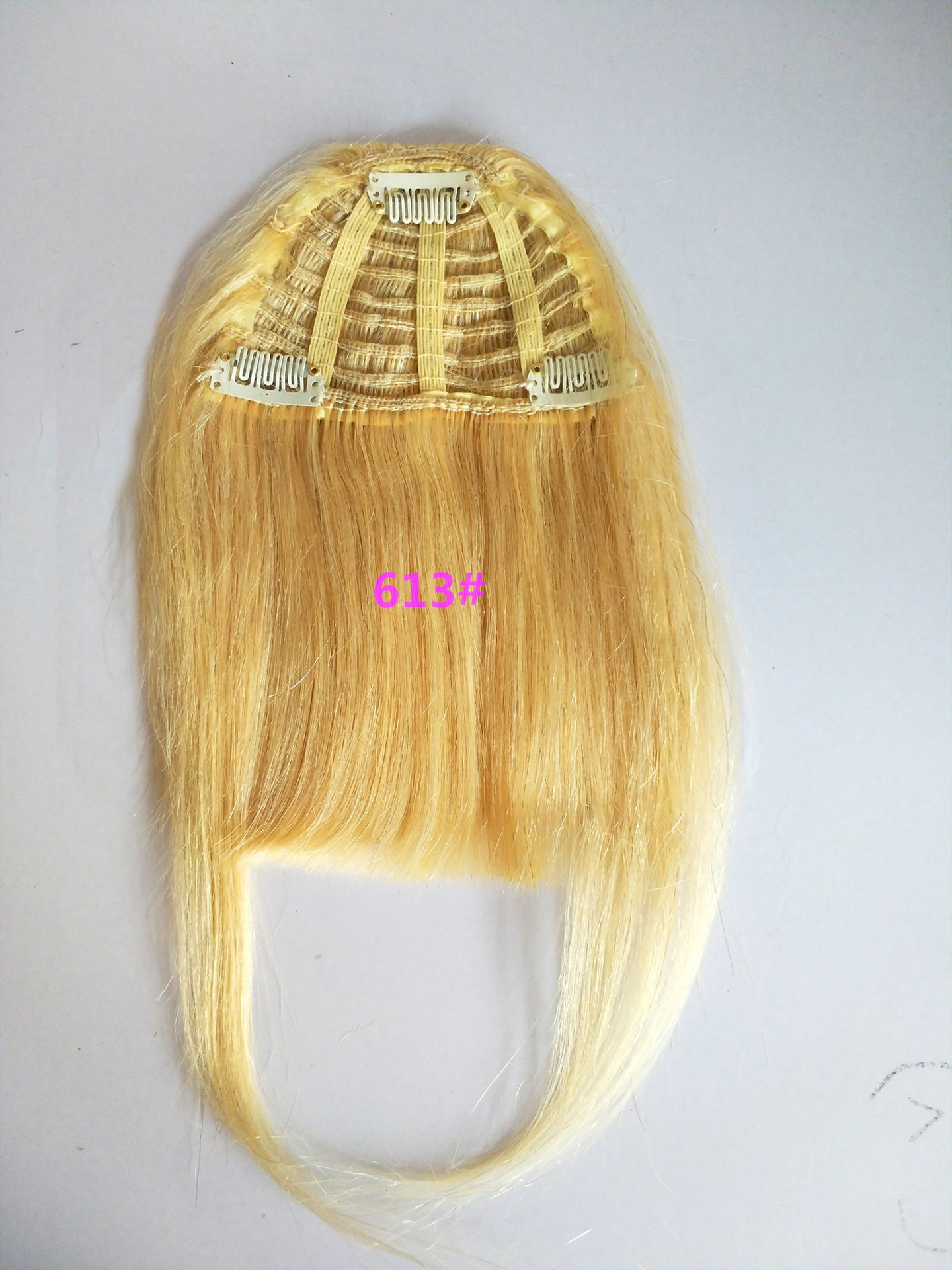 Triangular bangs, real hair bangs, real hair strands, foreign trade bangs, even bangs, real hair strands, foreign trade products details Picture