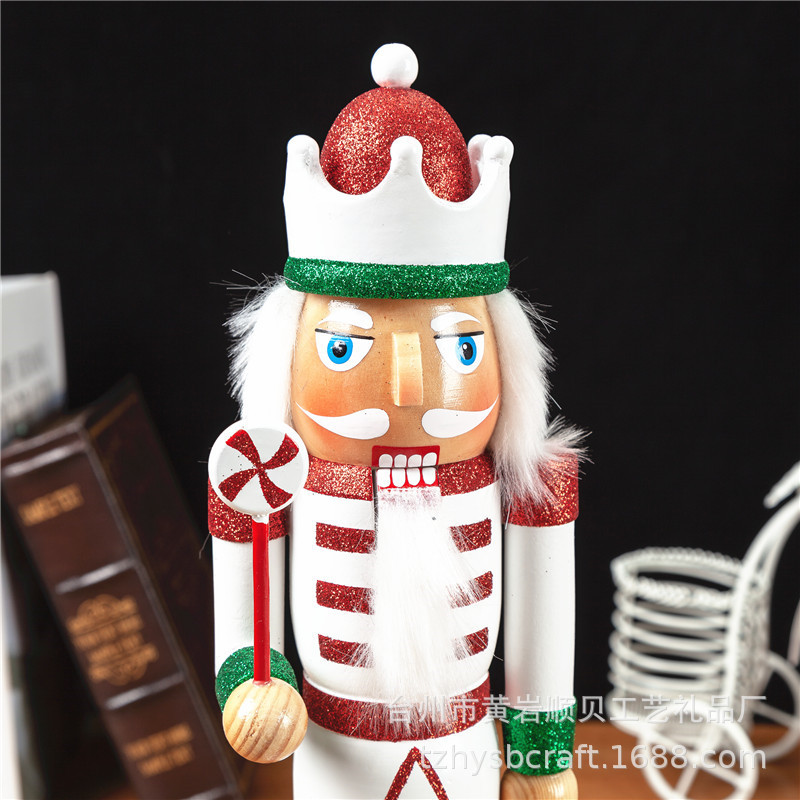 مصنوعات خشبية، 38cM مصفوفات جوز وز عيد الميلاد Item Picture