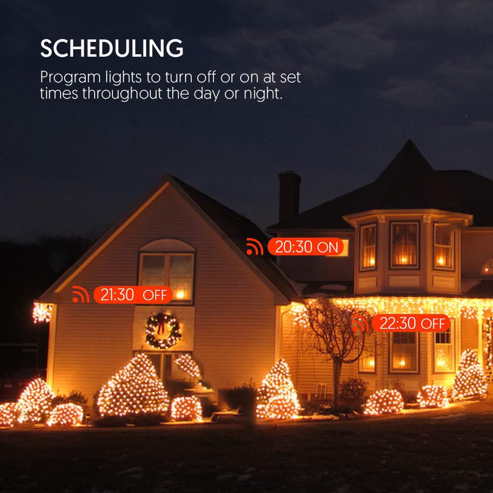Tuya Smart wifi dimming socket, outdoor LED bulb, Christmas light string, remote control, timing, voice on/off socket Application Scenario