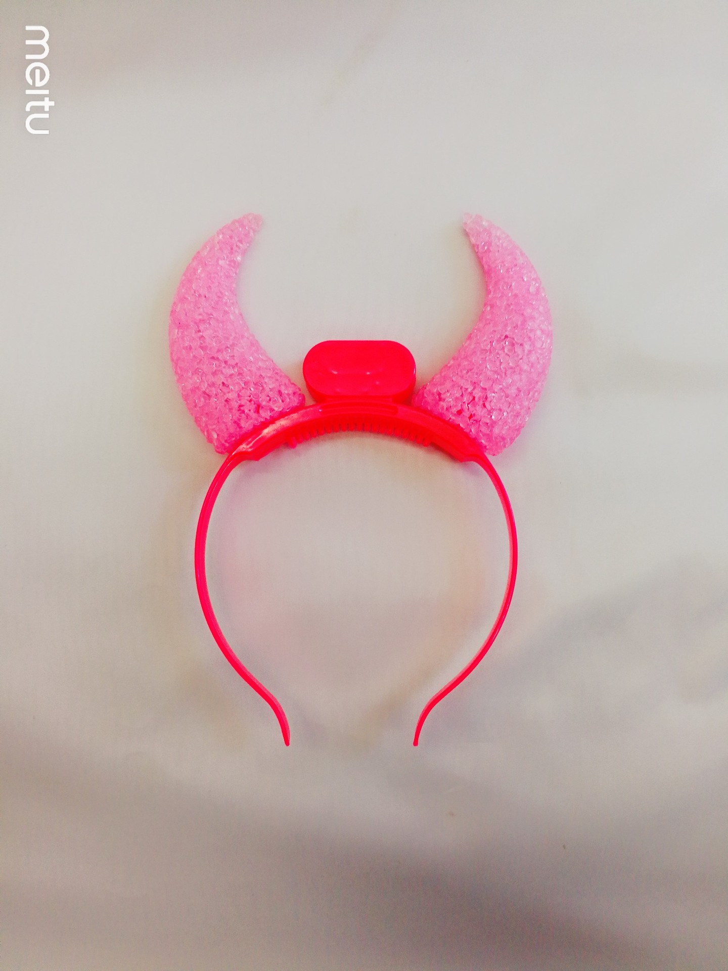 Classic and best-selling particle horn LED light-emitting headband particle horn headwear Specification image