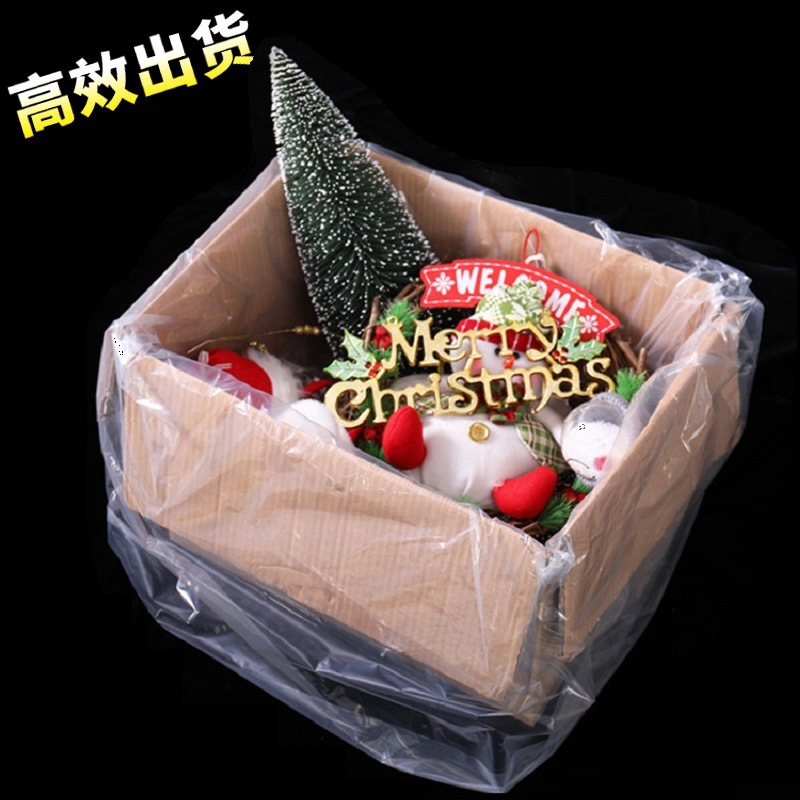 Large-sized packaging plastic bags, extra-large-sized cartons, inner and outer waterproof and dust-proof transparent plastic pe bags in stock details Picture